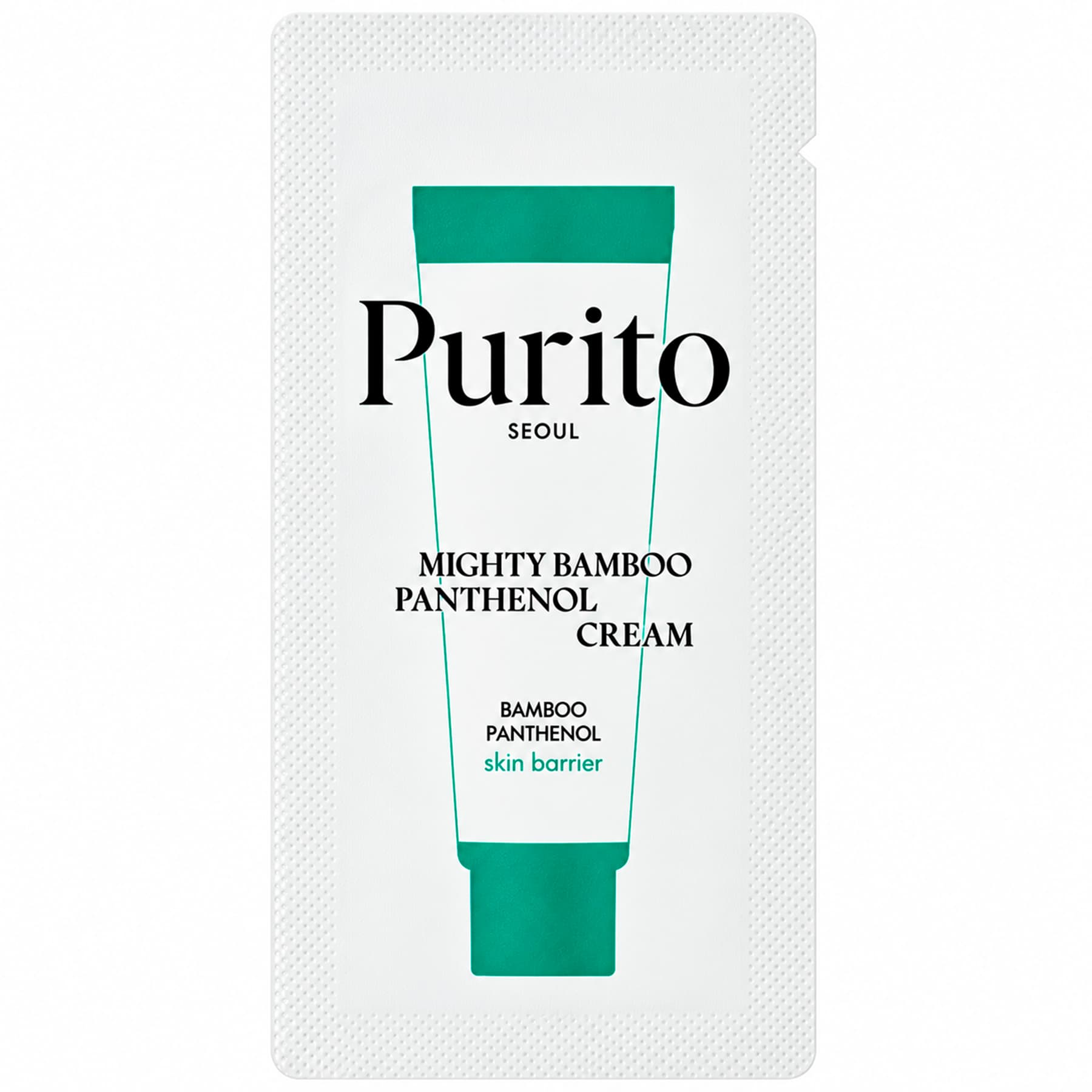 Бар’єрний крем з екстрактом бамбука та пантенолом Purito Seoul Mighty Bamboo Panthenol Cream 1 г, Саше (Тестер)